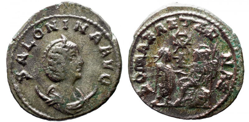 Roman Imperial 
SALONINA (Augusta, 254-268). Antoninianus. Samosata. 
Obv: COR...