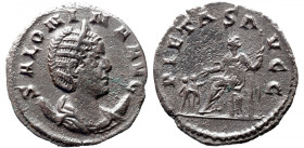 Roman Imperial 
SALONINA (Augusta, 254-268). Antoninianus. Rome. 
Obv: SALONINA AVG. Diademed and draped bust right, set on crescent. 
Rev: PIETAS ...