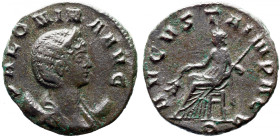 Roman Imperial 
SALONINA (Augusta, 254-268). Antoninianus. Mediolanum. 
Obv: SALONINA AVG Diademed and draped bust of Salonina set to right on cresc...