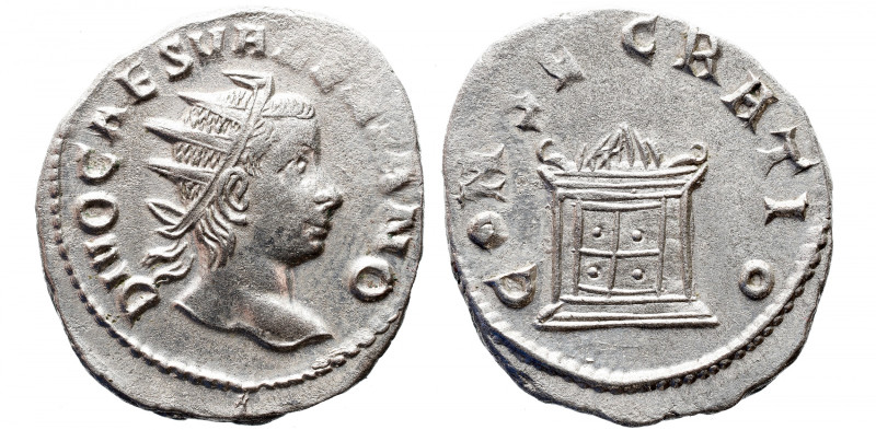 Roman Imperial 
DIVUS VALERIAN II (Died 258). Antoninianus. Rome. 
Obv: DIVO C...
