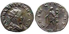 Roman Imperial 
SALONINUS (Caesar, 258-260). Antoninianus. Mediolanum. 
Obv: SAL VALERIANVS CS. Radiate and draped bust right. 
Rev: PRINC IVVENT. ...