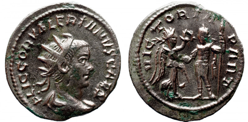 Roman Imperial 
VALERIAN II (Caesar, 256-258). Antoninianus. Antioch. 
Obv: P ...