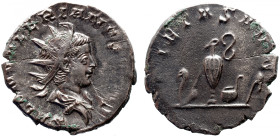 Roman Imperial 
SALONINUS (Caesar, 258-260). Antoninianus. Colonia Agrippinensis. 
Obv: SALON VALERIANVS CAES. Radiate and draped bust right. 
Rev:...