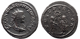 Roman Imperial 
SALONINUS (Caesar, 258-260). Antoninianus. Samosata. 
Obv: SALON VALERIANVS NOB CAES. Radiate, draped and cuirassed bust right. 
Re...