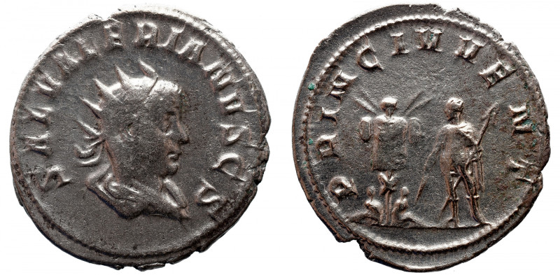 Roman Imperial 
SALONINUS (Caesar, 258-260). Antoninianus. Mediolanum. 
Obv: S...