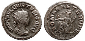 Roman Imperial 
QUIETUS (Usurper, 260-261). Antoninianus. Samosata. 
Obv: IMP C FVL QVIETVS P F AVG. Radiate, draped and cuirassed bust right. 
Rev...