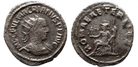 Roman Imperial 
MACRIANUS (Usurper, 260-261). Antoninianus. Samosata. 
Obv: IMP C FVL MACRIANVS P F AVG. Radiate and cuirassed bust right. 
Rev: RO...