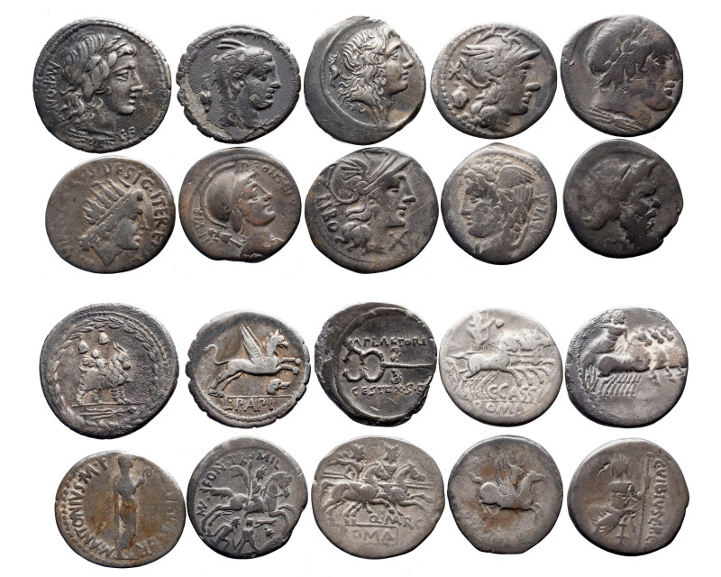 Roman Republic 
Lot 10 Denarius Roman Republic 
L. PAPIUS ; 384/1 
C. VIBIUS ...
