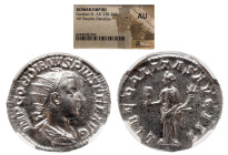 NGC Roman Imperial 
GORDIAN III (238-244). Antoninianus. Rome. NGC AU 
Obv: IMP GORDIANVS PIVS FEL AVG. Radiate, draped and cuirassed bust right. 
...