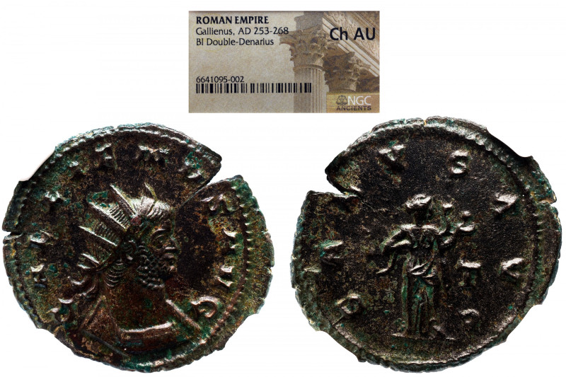 NGC Roman Imperial 
GALLIENUS (253-268). Antoninianus. Rome. NGC CH-AU 
Obv: G...