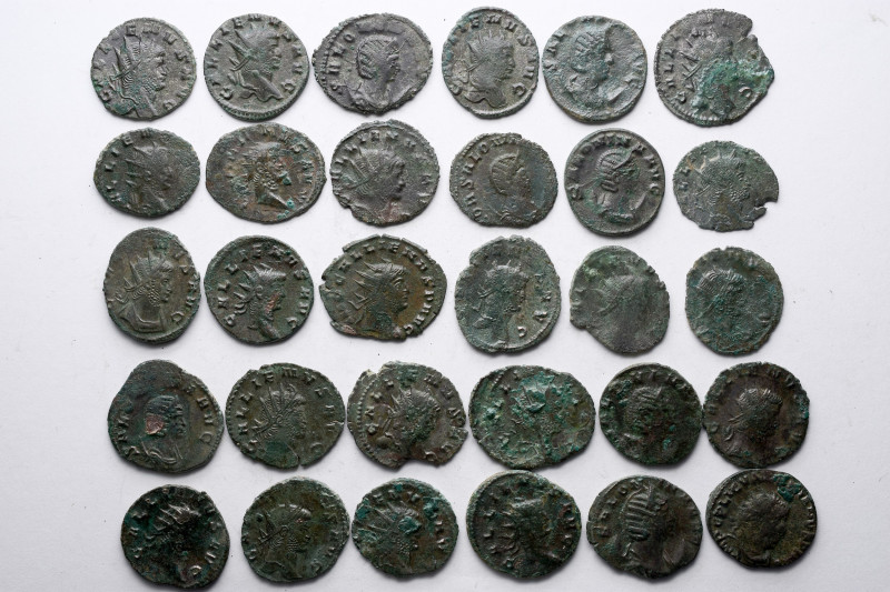 lot of 50 Antoninian 
 
 
 
 
 
 

 41 - Gallienus 
 

 2 - Valerianu...