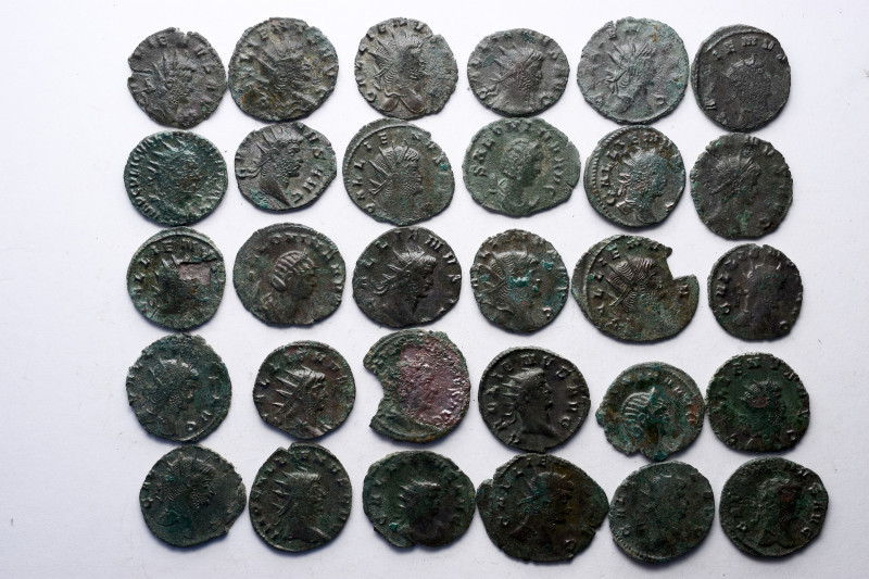 lot of 50 Antoninian 
 
 
 
 
 
 

 42 - Gallienus 
 

 3 - Valerianu...