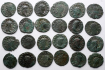 lot of 50 Antoninian 

 49 - Gallienus 
 

 1 - Salonina&nbsp;