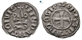 Principality of Achaea. Philippe de Taranto AD 1307-1313. 
Denier Tournois BI

20 mm, 0,79 g



Very Fine