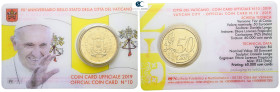 Vatikan. AD 2019. 
Coincard No10

 mm, g



Mint State