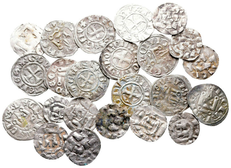 Lot of ca. 23 medieval denier / SOLD AS SEEN, NO RETURN! 

Very Fine