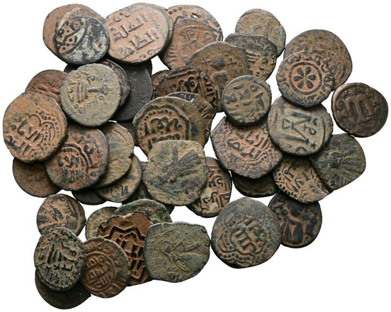 Lot of ca. 50 islamic bronze coins / SOLD AS SEEN, NO RETURN! 

Very Fine
