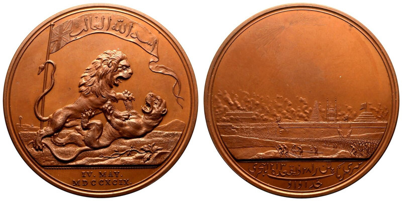 GREAT BRITAIN. George III, 1760-1820.
Bronze Medal, 1799.
By C. H. K&uuml;chle...