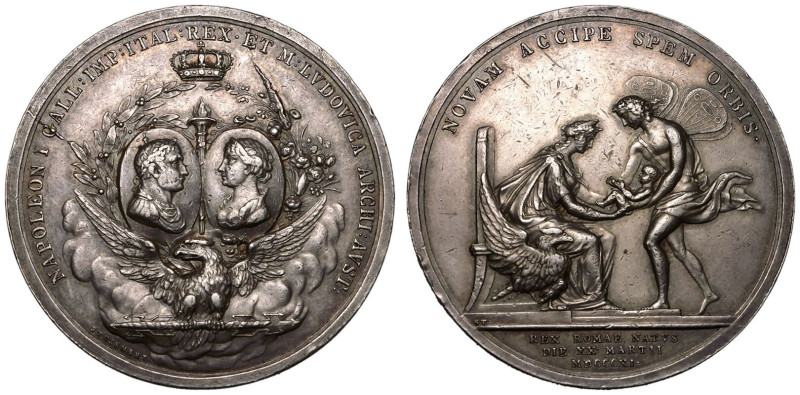FRANCE. Napoleon I, 1804-14 & 1815.
Silver Medal, 1811.
Struck to celebrate th...