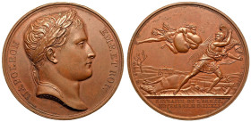 FRANCE. Napoleon I.
Bronze Medal, 1812. Paris Mint.
Dated November 1812. Dies by Andrieu and Galle; Denon, mintmaster. Obv: NAPOLEON EMP. ET. ROI., ...