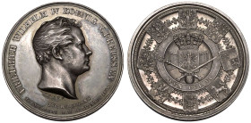 GERMANY. PRUSSIA. Friedrich Wilhelm IV, 1840-61.
Silver Medal, 1840.
By K. Fischer and Chr. Pfeuffer, on the King's homage in K&ouml;nigsberg.
Obv....