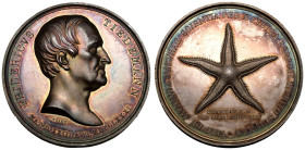 GERMANY. CITY OF FRANKFURT.
Silver Medal, 1854.
By C. Voigt, on the 50th anniversary of Friedrich Tiedemann's doctorate in Frankfurt.
Physiologist ...