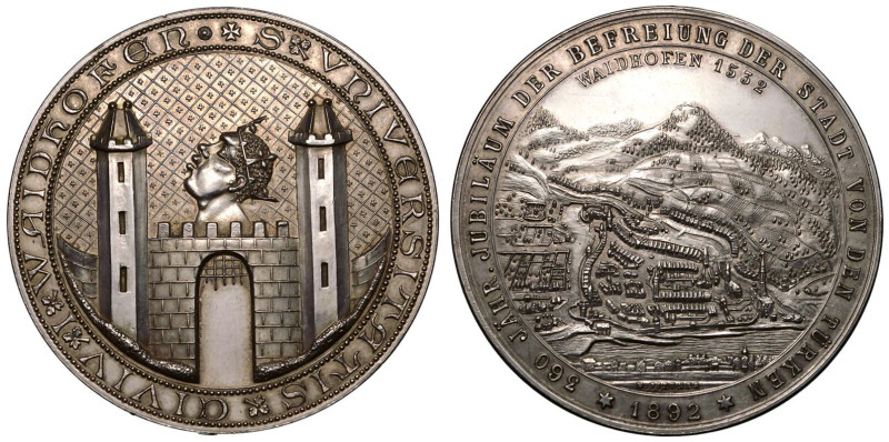 GERMANY. WAIDHOFEN.
Silver Medal, 1892.
By W. Pittner, on the 360th anniversar...