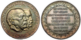GERMANY. PRUSSIA.
Silver Medal, 1930. Berlin.
Celebrating President Paul von Hindenburg and Prince Otto von Bismarck.
Obv.: DES DEUTSCHEN REICHES B...