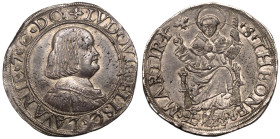 ITALY. MASSERANO. Lodovico II, 1528-32.
Silver Testone, ND (1528-32).
Good very fine.

K&uuml;nker Auction 281 (2016), lot 1905.

Reference: Var...