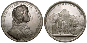 ITALY. SUBALPINE REPUBLIC. Amedeo VII di Savoia.
Silver Medal, ND (1800).
To mark the end of Austrian occupation and the start of the Piedmontese Na...