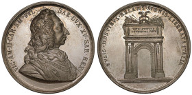 ITALY. SUBALPINE REPUBLIC.
Silver Medal, 1825.
Celebrating the Savoy dynasty.
Obv.: VIC . AM . II . CAR . EM . FIL. SAB . DVX . XV . SAR . REX; The...