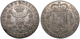 NETHERLANDS. SPANISH. Charles III.
Silver 1 Patagon, 1709 main. Antwerp.
Obv.: CAROLUS III &middot; D &middot; G &middot; HISP &middot; ET INDIARUM ...