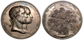 HUNGARY. Ferdinand I, 1835-48.
Silver Medal, ND (1830). Coronation.
Struck to commemorate the coronation in Pressburg on 28 September 1830.
Obv.: F...