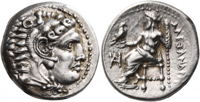 KINGS OF MACEDON. Alexander III ‘the Great’, 336-323 BC. Drachm (Silver, 16.5 mm...