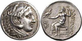 KINGS OF MACEDON. Alexander III ‘the Great’, 336-323 BC. Tetradrachm (Silver, 26 mm, 17.29 g, 4 h), Pella, circa 325-315. Head of youthful Herakles in...