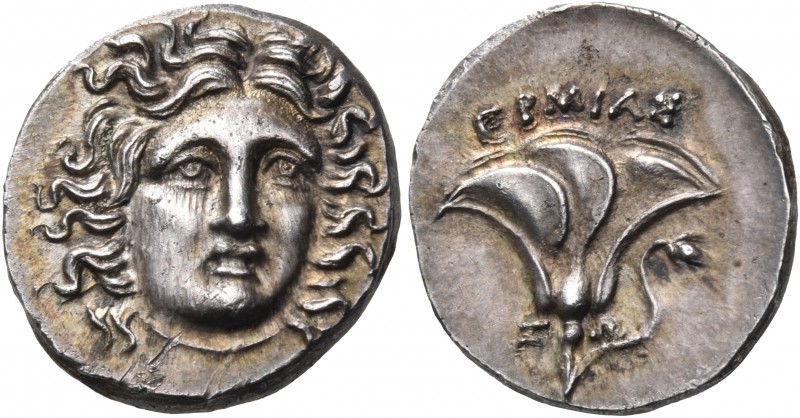KINGS OF MACEDON. Perseus, 179-168 BC. Drachm (Silver, 16 mm, 2.74 g), struck un...