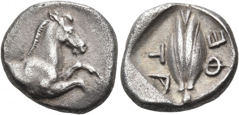THESSALY, Thessalian League. 470s-460s BC. Hemidrachm (Silver, 14 mm, 2.89 g, 11...