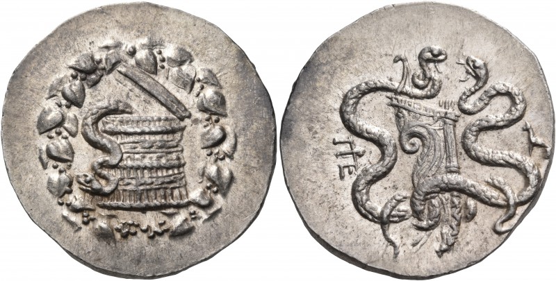 MYSIA. Pergamon. Circa 166-67 BC. Cistophorus (Silver, 30 mm, 12.72 g, 12 h), c....