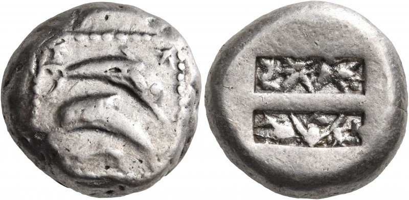 ISLANDS OFF CARIA, Karpathos. Poseidion. Circa 500-450 BC. Stater (Silver, 19 mm...