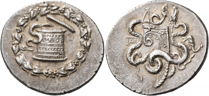 PHRYGIA. Apameia. Circa 166-133 BC. Cistophorus (Silver, 29 mm, 12.16 g, 12 h), ...