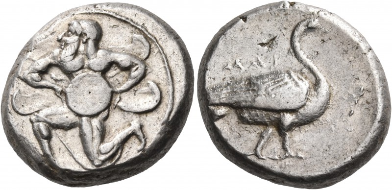 CILICIA. Mallos. Circa 440-390 BC. Stater (Silver, 19 mm, 11.06 g, 12 h). Bearde...