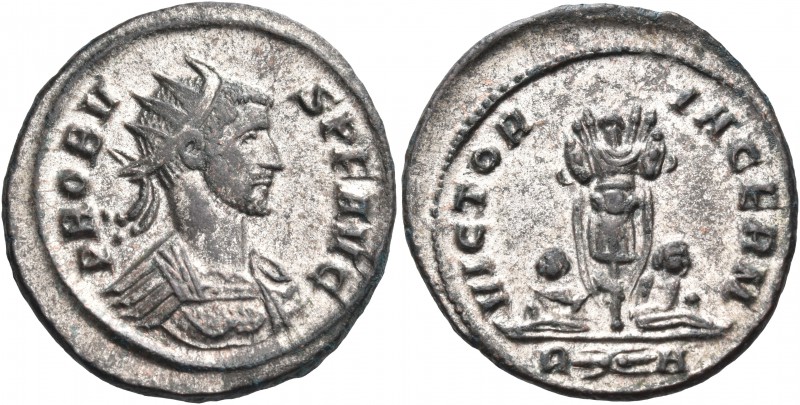 Probus, 276-282. Antoninianus (Bronze, but silvered, 22 mm, 3.81 g, 7 h), Rome, ...