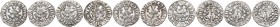 ARMENIA, Cilician Armenia. Royal. Levon I, 1198-1219. Tram (Silver), LOT OF SEVEN DIE LINKING TRAMS OF LEVON I,, all c. 22 mm; weighing: a, 3.02; b, 3...