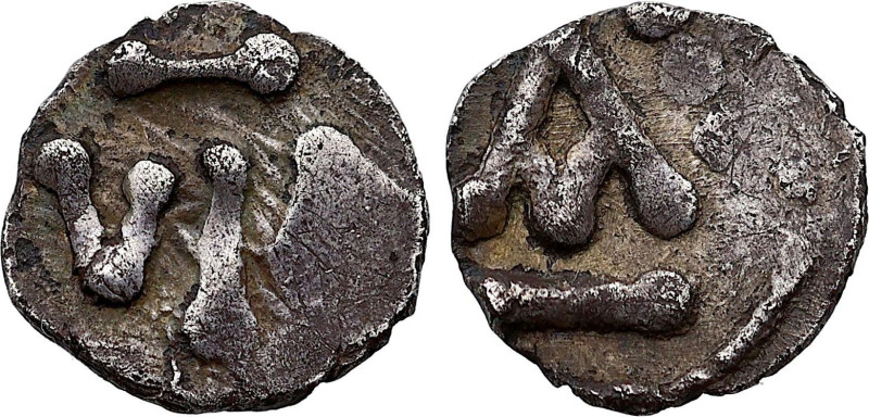Merovingian. Poitiers, Vienne. Denier (circa 700-750) (Silver, 1.24 gr, 13 mm). ...