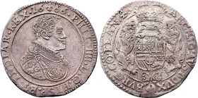 Belgium. Flanders. Philip IV (1621-1665), Posthumous Ducaton 1666 (Bruges mint) (Silver, 32.51 gr, 44 mm). Vanhoudt 642BG. Extremely Fine.

Struck aft...