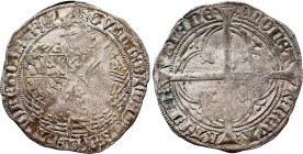 Belgium. Hainaut. Guillaume IV (1404-1417), Double Gros (Thuyne) (1504-1517) (Valenciennes mint) (Silver, 3.07 gr, 30 mm). Chalon 137, Lucas Hainaut 1...