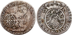 Belgium. Namur. Maximilian II Emanuel (1711-1714), 1 Escalin 1713 (Namur mint) (Silver, 4.11 gr, 25 mm). Chalon Namur 266. Very Fine.