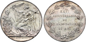 Belgium. Leopold I (1831-1865), Module of 2 Francs 1856 (Silver, 9.99 gr, 27 mm). Dupriez 576, KM X 6. Extremely Fine.