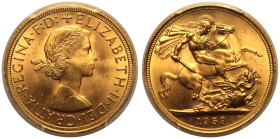 1959 Gold Sovereign PCGS MS66