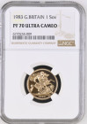 1983 Gold Sovereign Proof NGC PF 70 ULTRA CAMEO